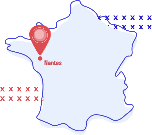 Agence de Nantes Map